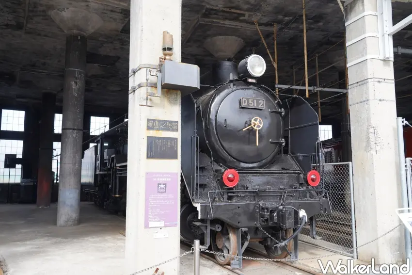 ▲D51型蒸氣火車。（攝影：楊婷雅）