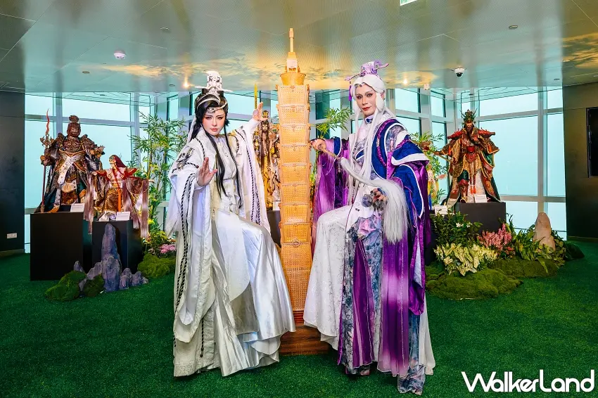 ▲《超越偶‧超越巔峰》特展登台北101!感受雲林布袋戲與竹林療癒