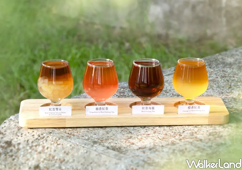 ▲麻古茶坊秋季新品「紅萱烏龍」採用紅烏龍與炭焙烏龍雙重茶底特調。