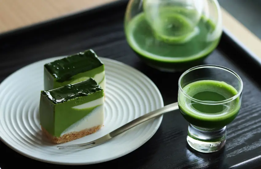 ▲濃郁起司與抹茶微苦完美調和，使用嚴選宇治抹茶呈現濃厚卻清爽的後味。