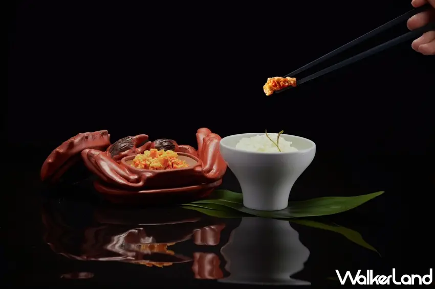 ▲台北亞都麗緻天香樓40年!風華蟹宴限時登場,39年紹興老酒佐大閘蟹