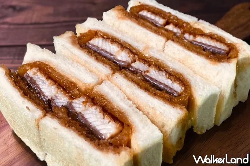 ▲「蒲燒鰻秘制美乃滋三明治」結合美乃滋與山椒粉的濃郁香氣，鹹甜交織。