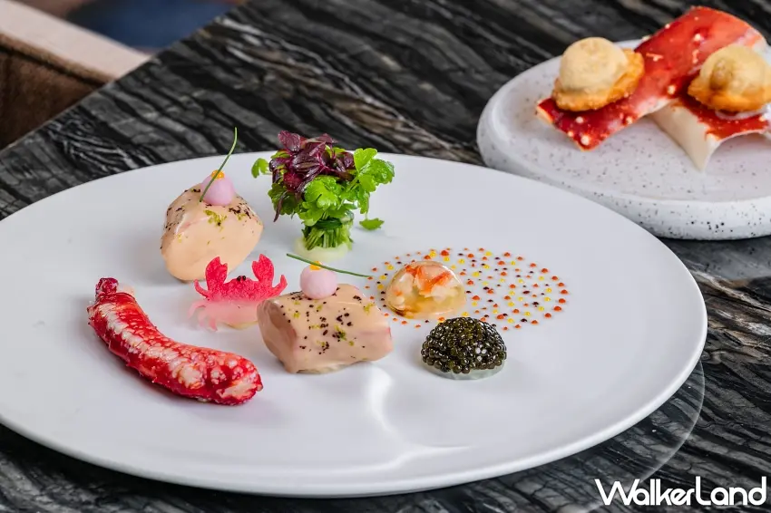 ▲會讓人第一次覺得原來帝王蟹佐龍蝦奶油可以這麼好吃