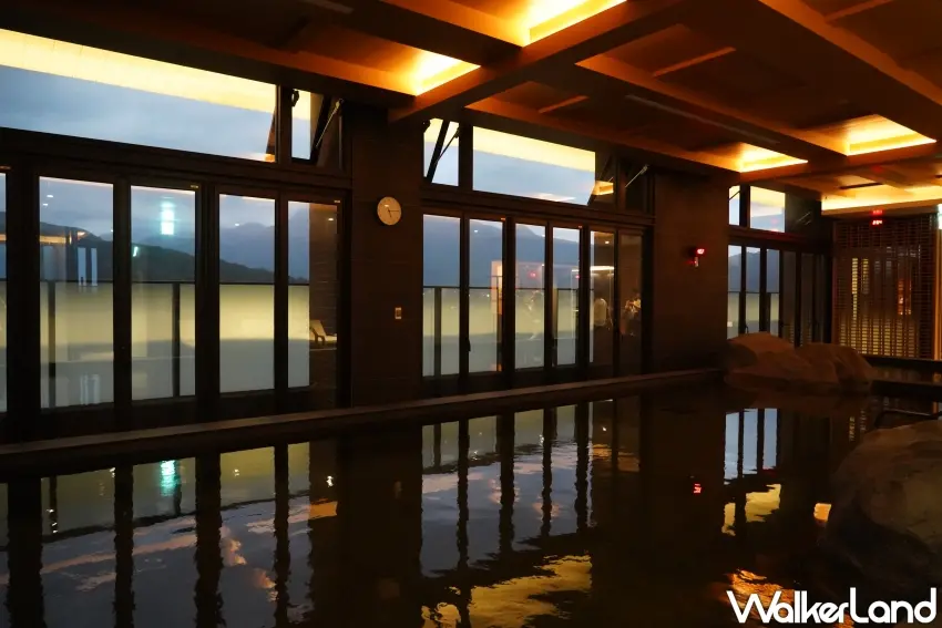 ▲「新北北海溫泉洲際酒店」大眾湯池。(攝影:楊婷雅)