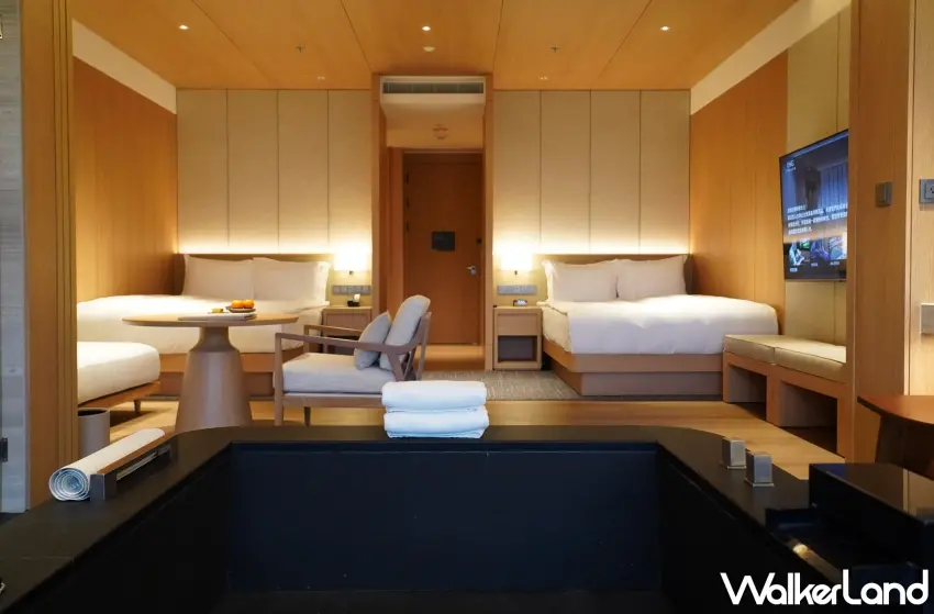 ▲新北北海溫泉洲際酒店豪華客房。(攝影:楊婷雅)