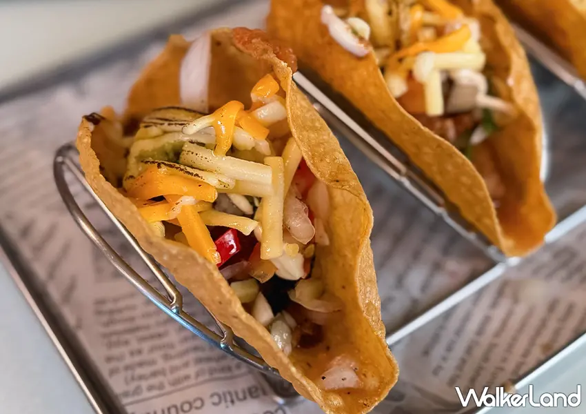 ▲新竹新埔美食推薦！桑堤Santé 墨西哥塔可專賣店，脆皮塔可網友超推。