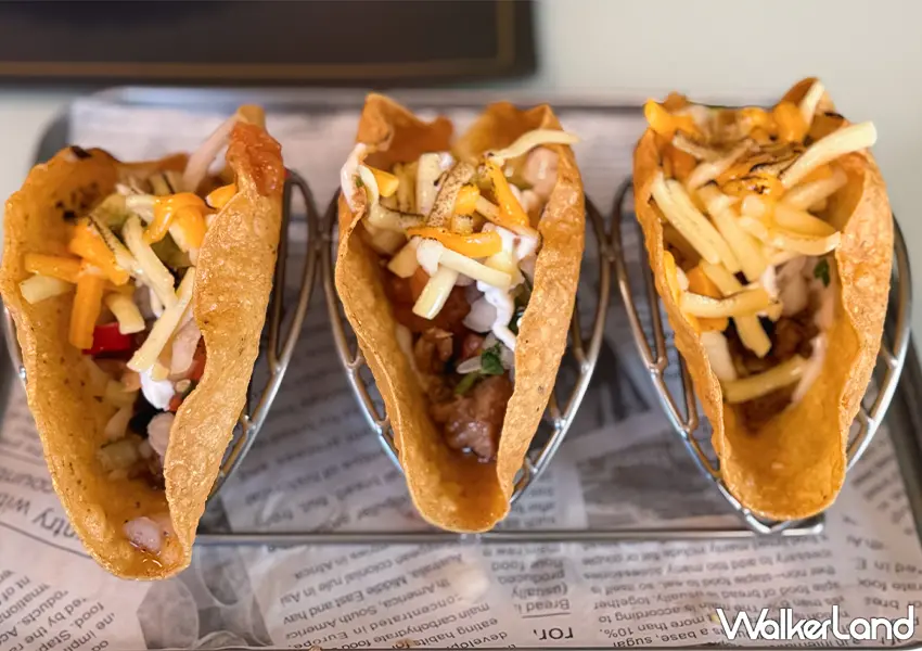 ▲新竹新埔美食推薦！桑堤Santé 墨西哥塔可專賣店，脆皮塔可網友超推。