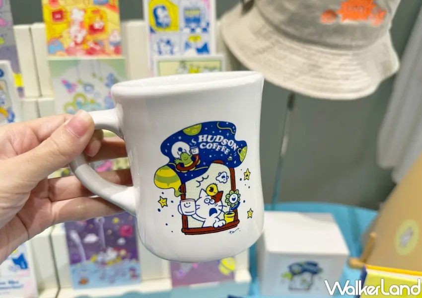 ▲中山站赤峰街tama個展周邊推薦，tamaneko馬克杯必買。(攝影：鄭亦庭)