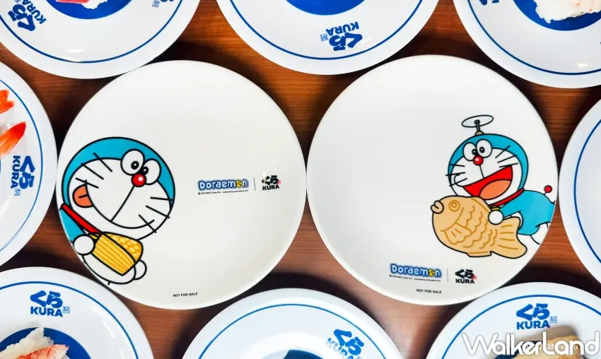 ▲圓盤推出兩款設計，不論是哆啦A夢手捧千層蛋糕或帶著鯛魚燒，都十分可愛。