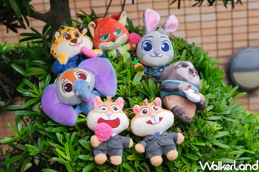 ▲7-ELEVEN推出動物方城市Q版絨毛公仔盲盒，可抽胡尼克隱藏版。（攝影：張人尹）