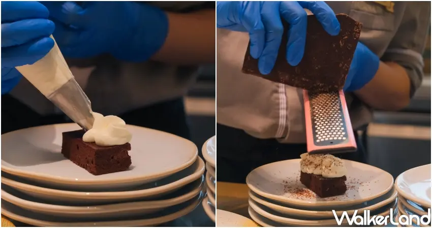 ▲饗饗甜田有經典提拉米蘇,可依需求現場添加義式白蘭地。