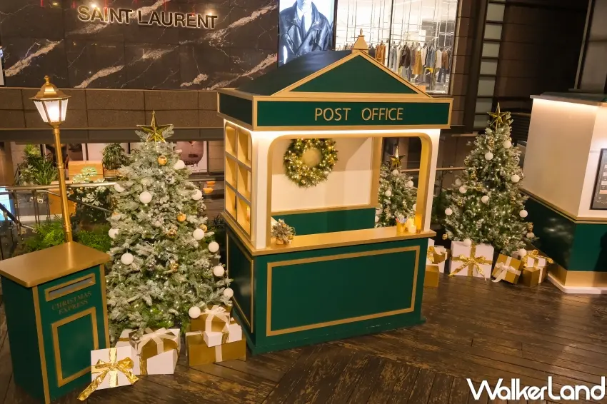 ▲祝福投遞所滿額贈明信片，快拍車廂會員可免費拍照留念。（攝影：張人尹）