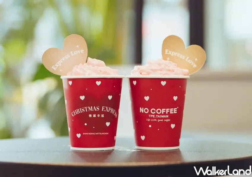 ▲NO COFFEE全台巡迴推紅絲絨冷萃，新光會員免費兌換。（攝影：張人尹）