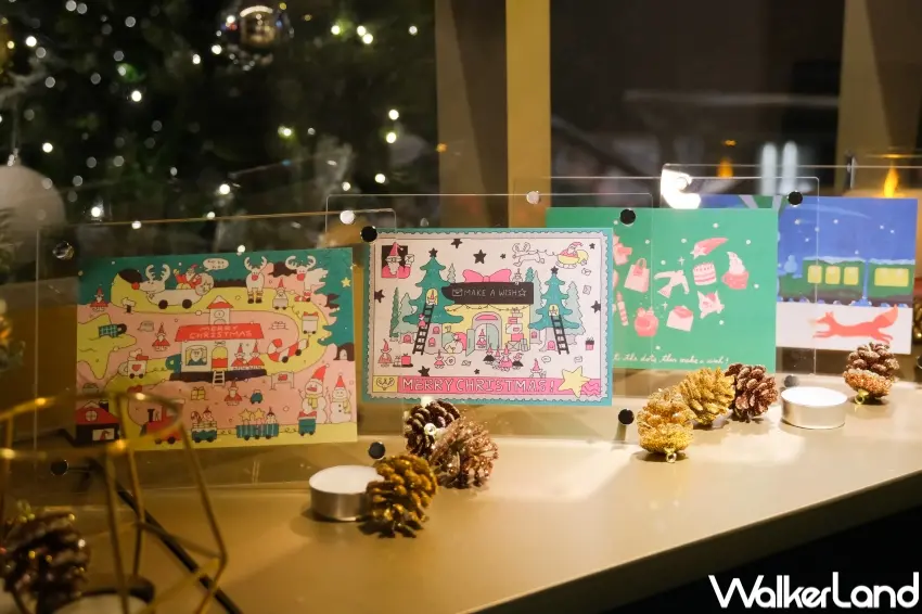 ▲A9 B1漂浮廣場，消費滿500元贈「明信片＋免費郵寄服務」一次。（攝影：張人尹）