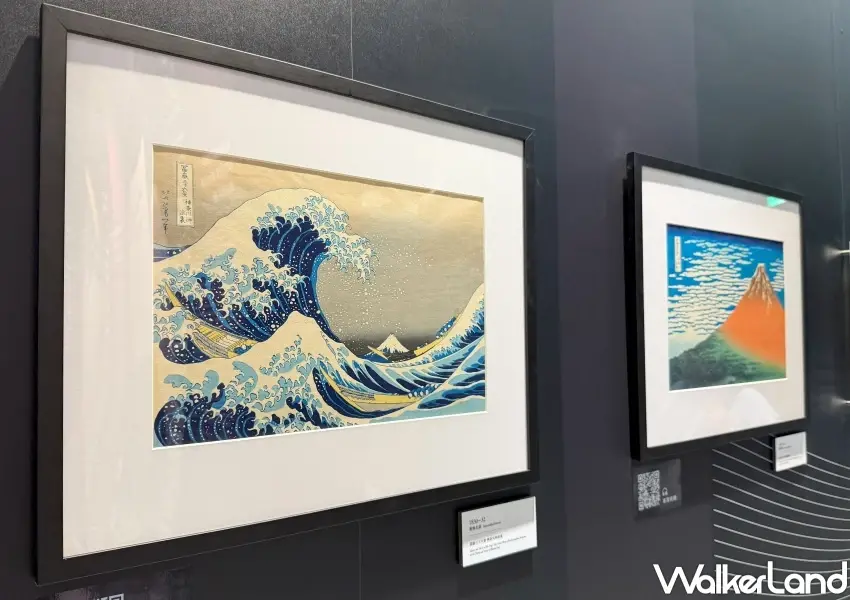 ▲高雄駁二《會動的浮世繪展》超過300件真跡、代表作品沈浸式感受江戶藝術,照片為台北松菸站展場圖。(攝影:鄭亦庭)