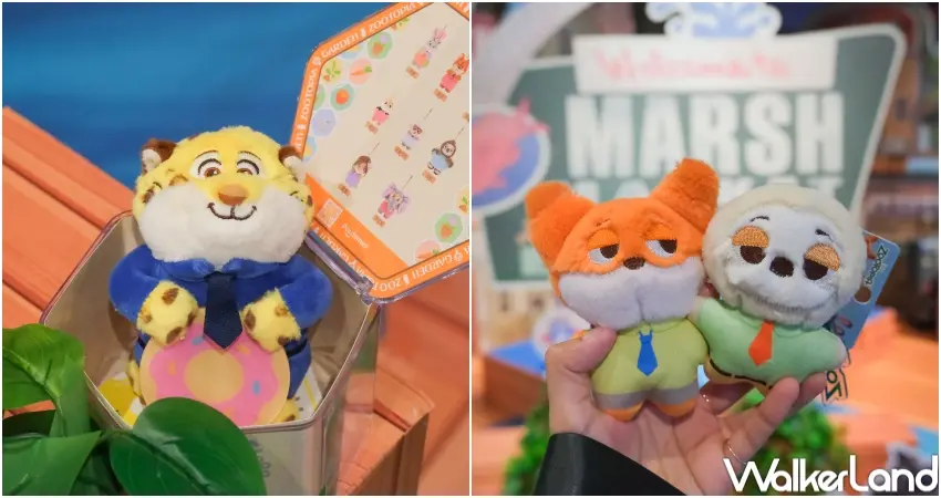 ▲動物方城市2快閃店周邊小物及盲盒,粉絲必拍必買。(攝影:張人尹)