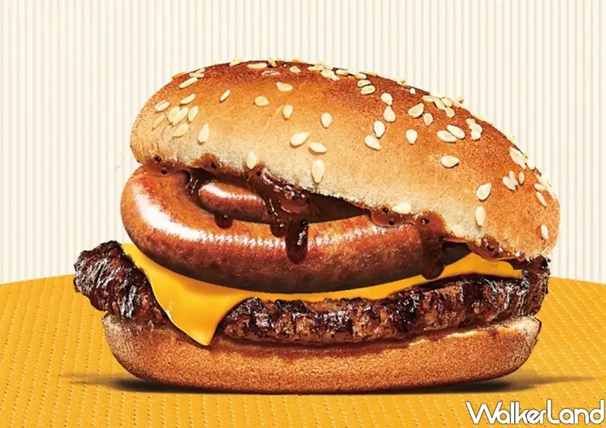 ▲漢堡王這次捲捲德腸堡共有「捲捲德腸堡、捲捲德腸烤牛堡、捲捲德腸脆雞堡」三款口味。