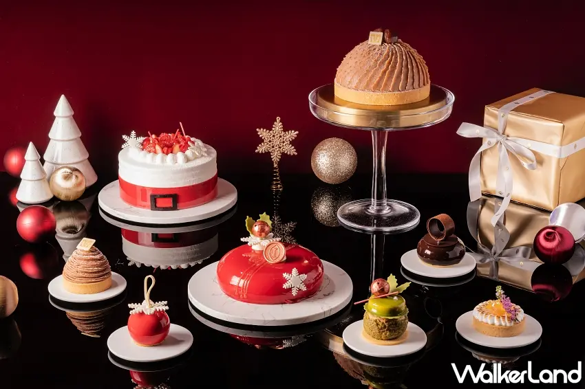 ▲臺中勤美洲際酒店2025聖誕季正式揭幕,以「Starlit Winter Night 流光聖誕」為主題