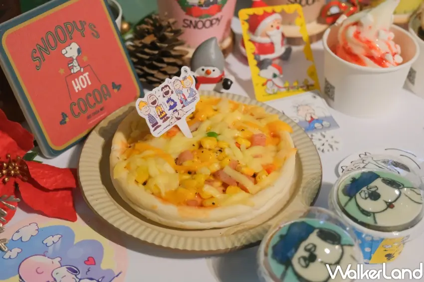 ▲點心輕食快閃店，充滿聖誕節氣氛。（攝影：張人尹）