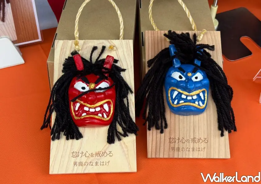 ▲2025日本秋田縣觀光物產展現場也提供DIY課程。(攝影:鄭雅之)