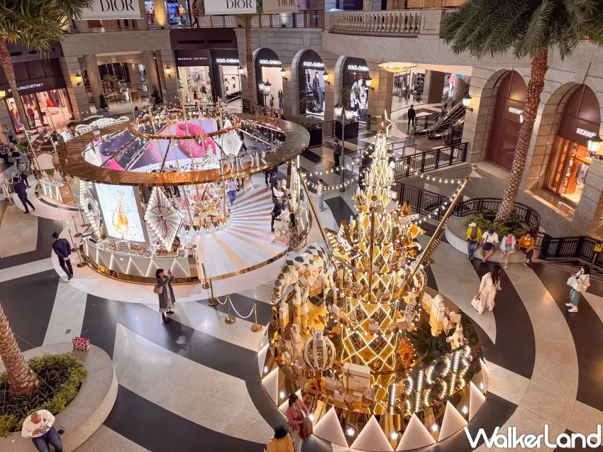 ▲DIOR聖誕快閃BELLAVITA。(攝影:張人尹)