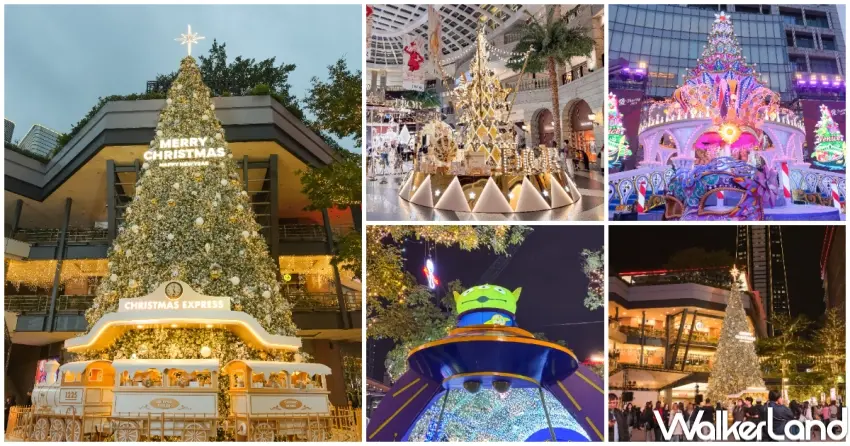▲信義區聖誕樹4間百貨打卡! 聖誕小火車 白金聖誕樹 迪士尼隧道必拍。