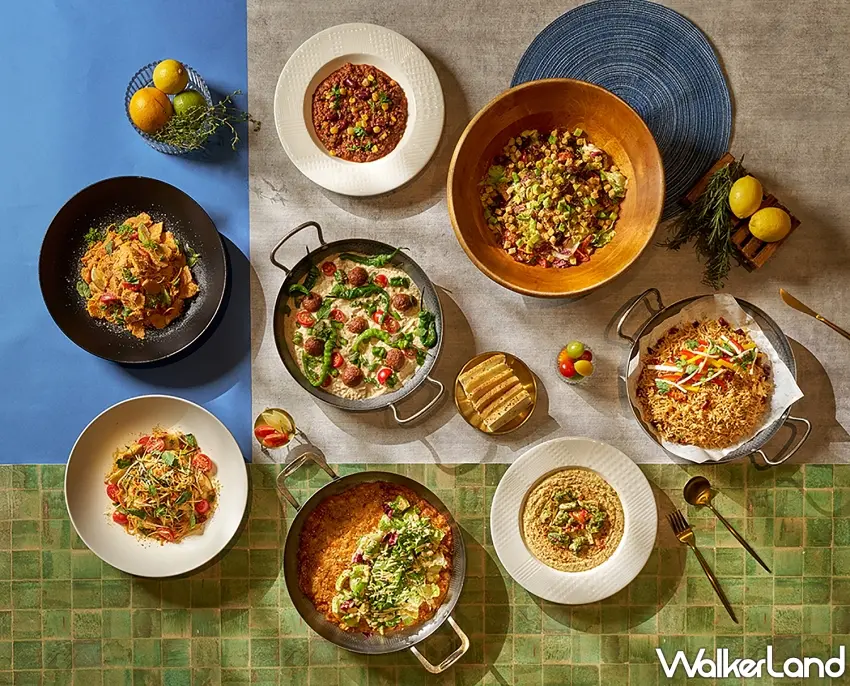 ▲台北國泰萬怡酒店 MJ Kitchen x BaganHood：蔬食吃到飽遇見濟州航空韓風美食，雙主題打造「飛饗」新潮流。