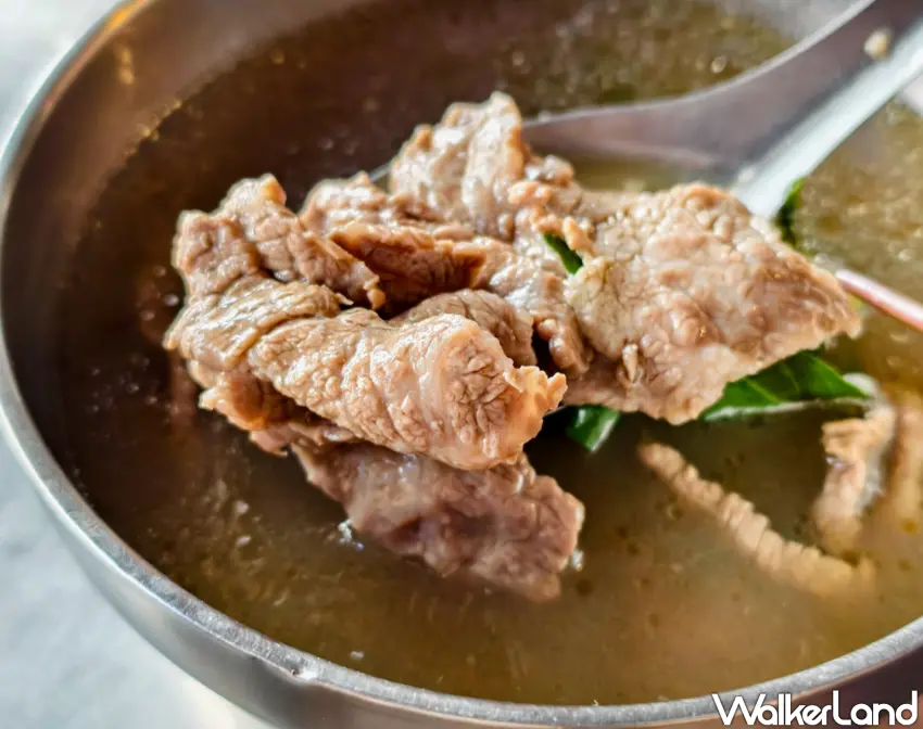 ▲牛肉湯肉片厚度誠實十足。(美食好芃友提供)