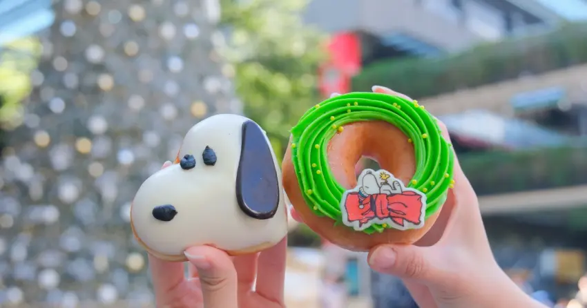 史努比甜甜圈！Krispy Kreme史努比甜甜圈 查理布朗尼，買甜甜圈送史努比小卡。