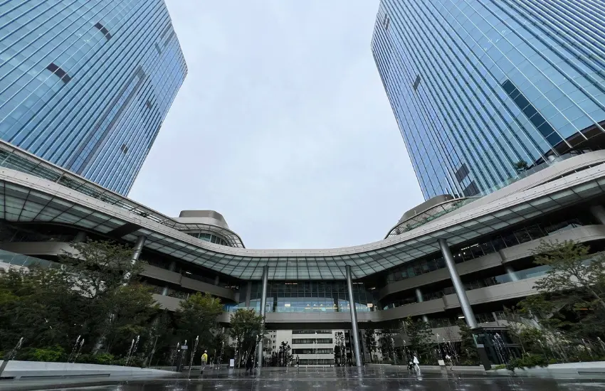 ▲高輪 Gateway City園區占地極大，包含商業、住宅、辦公、文化與綠地空間。