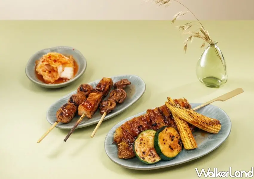 ▲新推出的燒鳥盛合一次包含雞腿肉雞胗雞肉丸三種人氣組合。