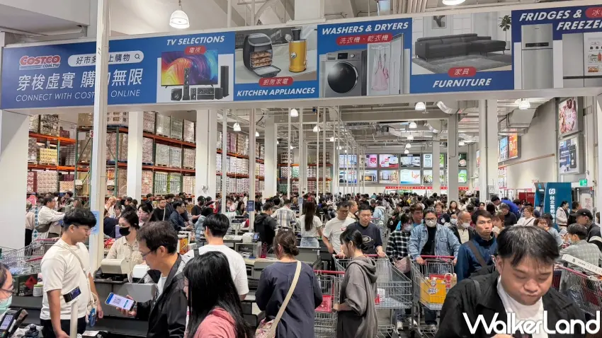 ▲好市多黑五，黑色購物週11/24(一) ~ 11/30(日)營業時間調整為8:00~21:30。（攝影：李維唐）