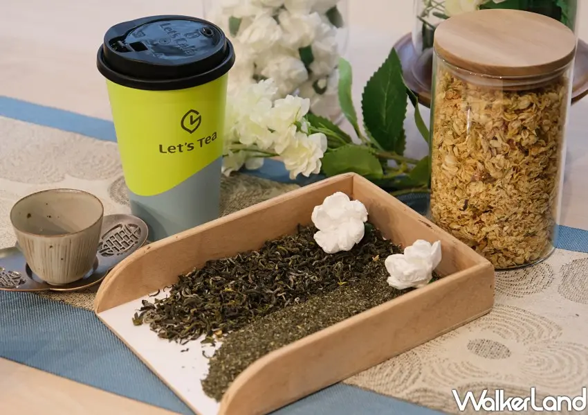 ▲全家Let’s Tea新品推薦必喝「五窨茉莉茶后」,透過五道窨製與百小時薰香工序堆疊層層花韻。(攝影:鄭雅之)