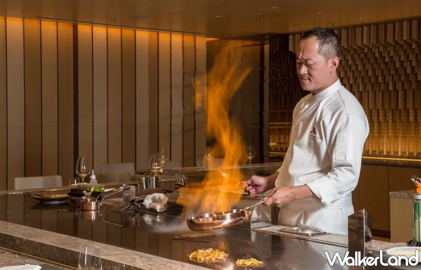 ▲位於酒店二樓的Mark's Teppanyaki無疑是聖誕大餐的首選之地,這間備受政商名流青睞的鐵板燒餐廳