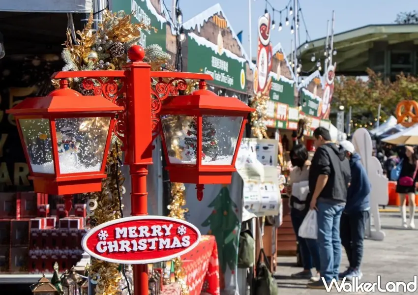 ▲德國商品Ｘ聖誕市集首場將於本週末快閃圓山花博。