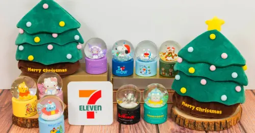 聖誕水晶球必買！7-11聖誕禮物13款推薦，微醉大人系JellyCat 史努比聖誕樹必搶。