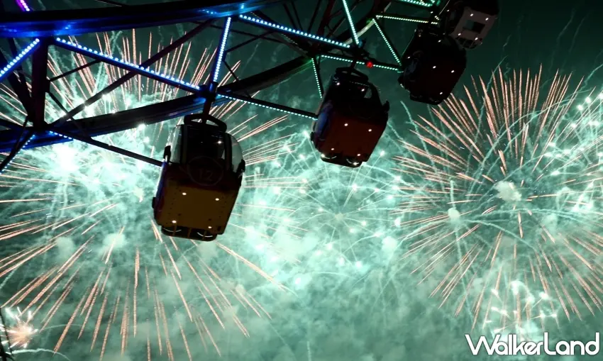 ▲義大遊樂世界跨年夜推出摩天輪VIP煙火派對,享受煙火景第一排的震撼之美