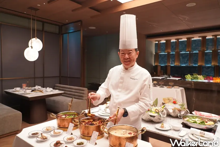 ▲采月鍋品由吳錫卿主廚團隊研發三道粵式老火湯品。(攝影:楊婷雅)