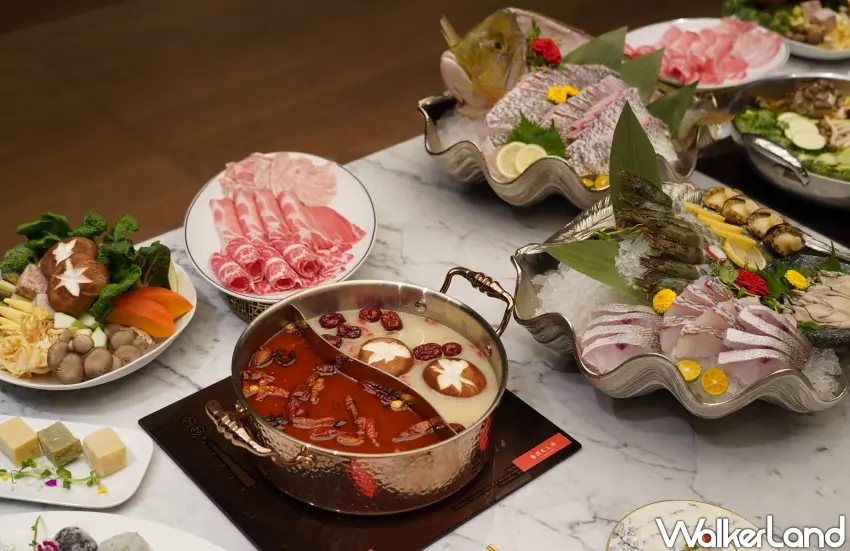 ▲「采月鍋品」推出全新冬季主題「冬養之味・粵湯煦心」(攝影:楊婷雅)