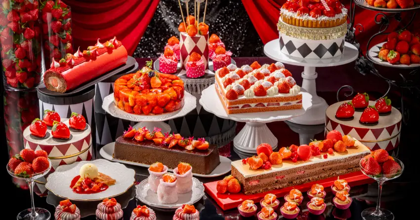 日本草莓吃到飽！名古屋希爾頓酒店 超過14種草莓甜點、新鮮草莓無限暢吃。