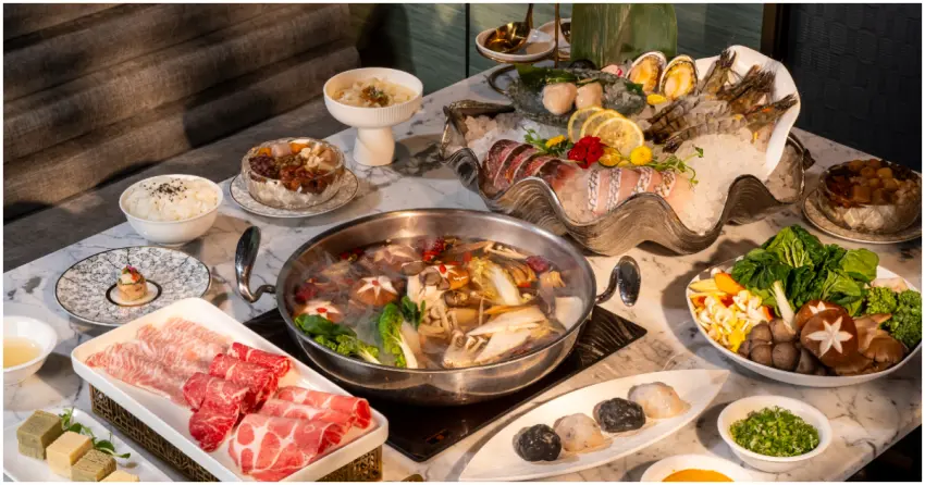 采月鍋品冬季套餐登場！臺中勤美洲際酒店火鍋餐廳推出海陸雙人饗宴，享受暖心滋味。