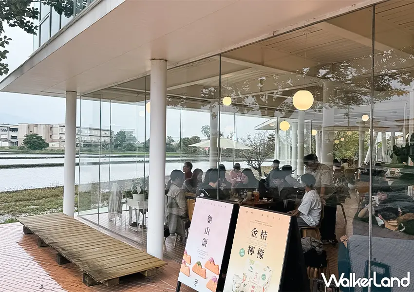 ▲宜蘭冬山咖啡廳推薦!烏龜島 OGOOD 玻璃屋景觀餐廳超美,龜山餅必買伴手禮。