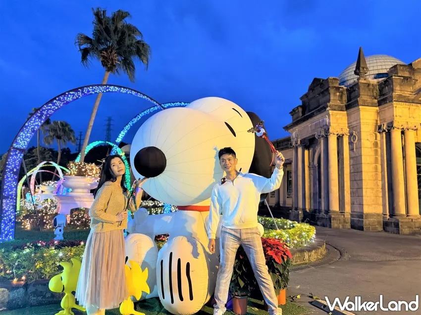 ▲夜晚漫步於蓄水池步道,可眺望城市燈火,浪漫氛圍成為情侶約會首選。