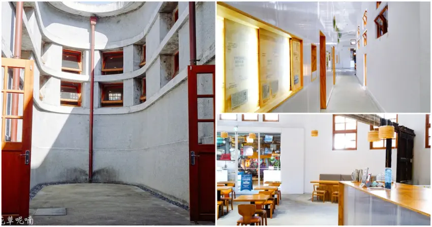 ▲新富町文化市場以「天井」設計最具特色,翻修後的建物更顯通透,展間與咖啡香交織成萬華最愜意的文創空間。