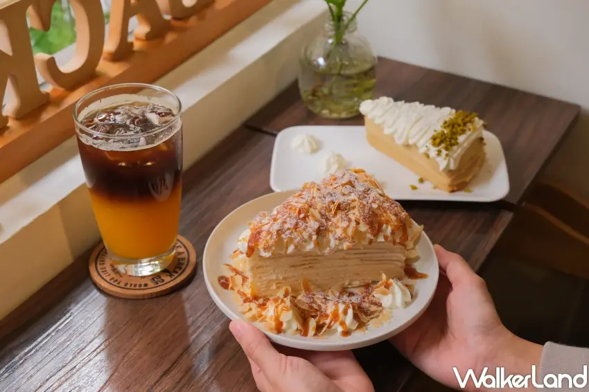 ▲窩里返咖啡為板橋私藏甜點店，距離板橋車站走路5分鐘。（攝影：張人尹）