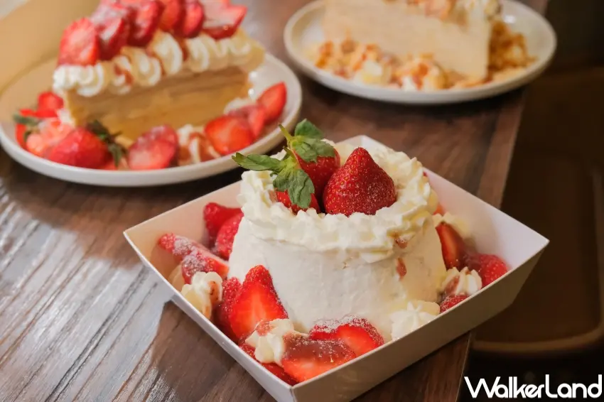 ▲甜點會不定期推出限定口味，如麝香葡萄與草莓系列。（攝影：張人尹）