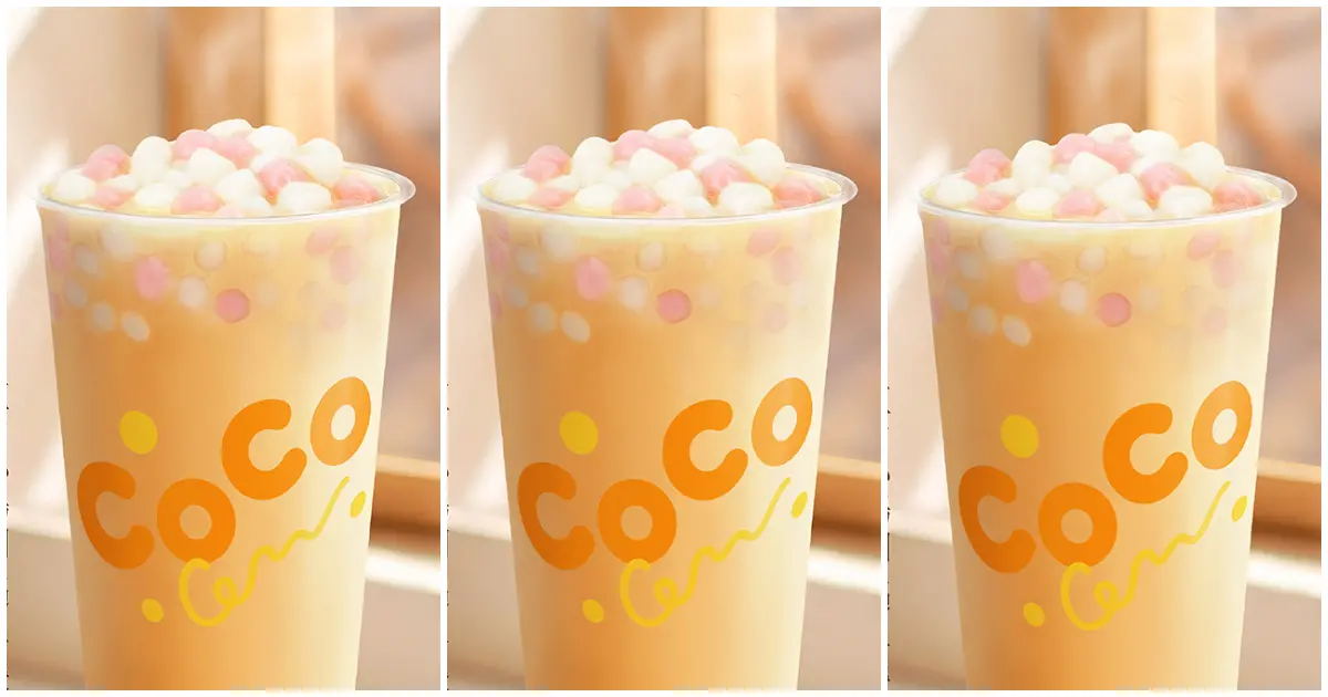 CoCo買一送一！CoCo百香雙響炮買一送一，小湯圓奶茶2杯99元喝到跨年。