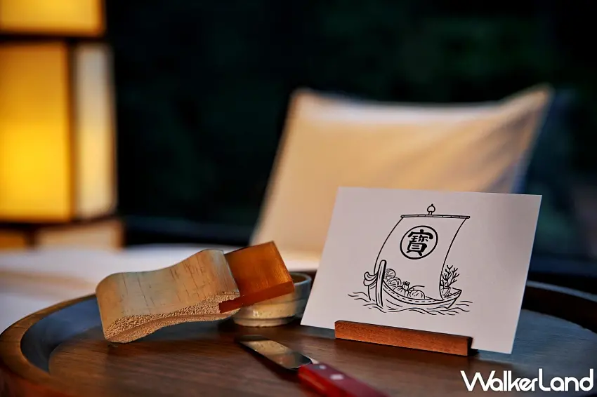 ▲國曆新年限定活動 寶船圖絹印，旅客可親自體驗絹印寶船圖，依照日本習俗將其置於枕邊，祈求在新年的初夢中看見好兆頭。