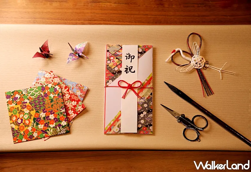 ▲國曆新年限定活動 新年祝儀袋，結合和紙與蝶結水引技藝，親手製作專屬的新年祝儀袋，將手作的溫度傳遞給珍視之人。