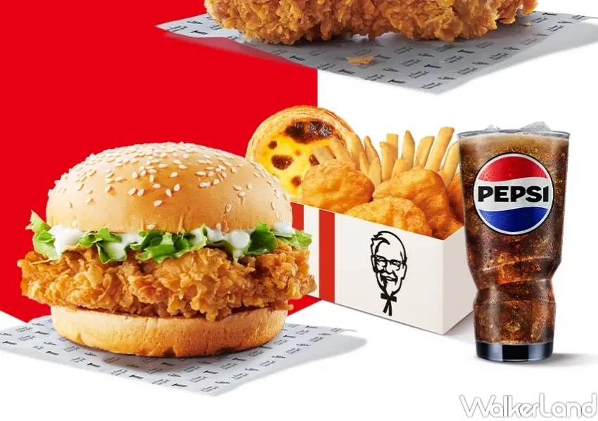 ▲肯德基個人餐最低99元，咔啦雞腿堡加蛋撻不到百元。